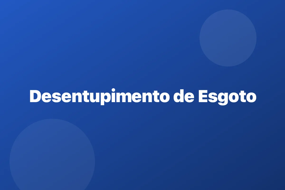 Desentupimento de esgoto em Camaçari – limpeza da coluna