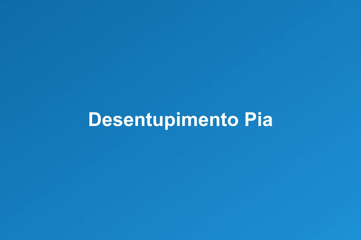 Desentupimento de pia em Camaçari – desobstrução profissional